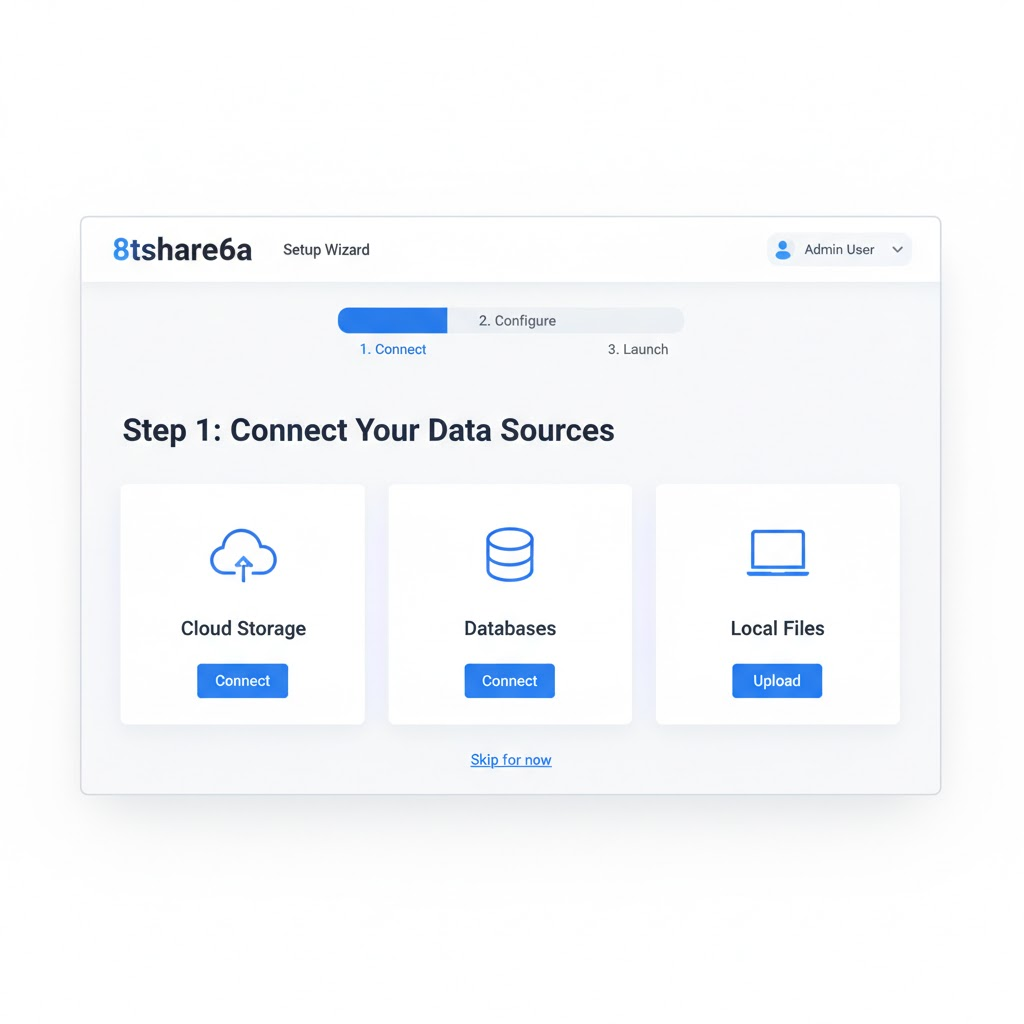 8tshare6a easy installation interface for secure file sharing.